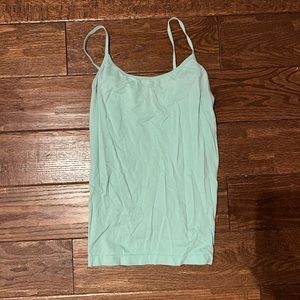 Mint Colored Spaghetti Strap Tank Top